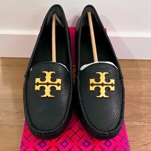 Tory Burch Everly Driver Tumbled Leather Loafer